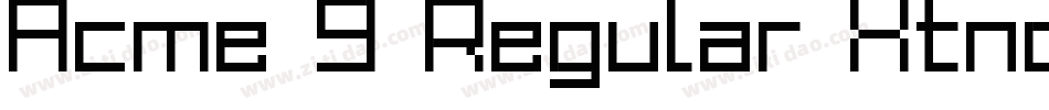 Acme 9 Regular Xtnd字体转换